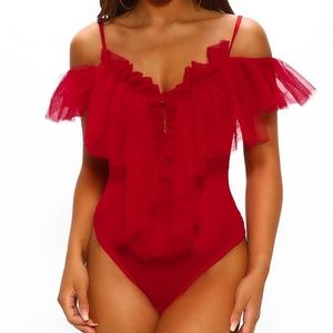 Glamorous Ruffle Bodysuit